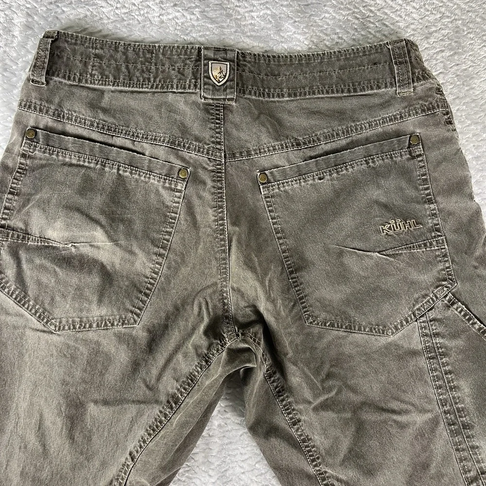 Kuhl Revolvr Vintage Patina Dye Pants Mens 32x34 Gray Hiking Outdoor Utility